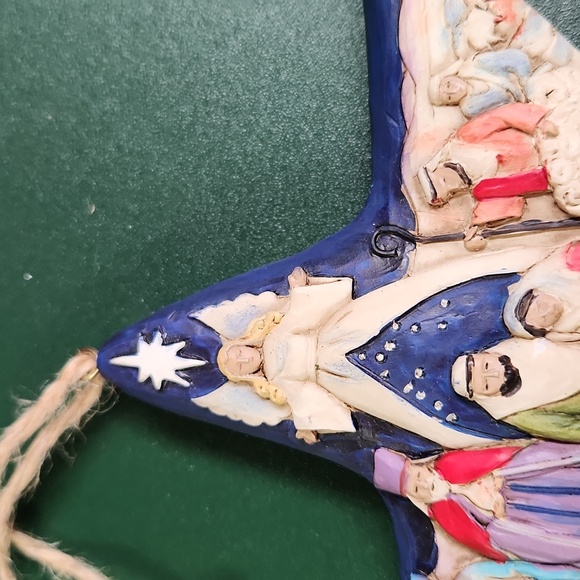 JIM SHORE Nativity Scene Star Ornament 2008 Heartwood Creek - Picture 5 of 12